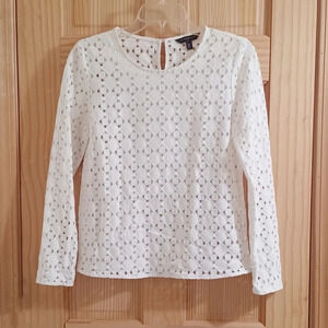 Banana Republic Lace Top Twee Balletcore Cottagecore Boho Soft Girl